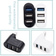 thumbnail image 4 of Decodeary 3-Port USB Hub USB3.0 High-Speed Splitter Universal Extender Computer Phone Charging Transmission Adapter Supplies Black in Bag 1Set, 4 of 6