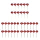 thumbnail image 4 of Inteprter 12 piezas de flores artificiales ramo falso hogar jardín boda crisantemo de una sola rama autoensamblaje rosa roja Type1 NO1, 4 of 6