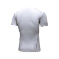 thumbnail image 6 of Rswnyirn Men Short Sleeve Rash Guard Swim Shirts UV Sun Protection Surfing Costume Compression Tops White XL, 6 of 7