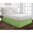 thumbnail image 2 of Pleated Bed Skirt for Full Size Beds - 100% Microfiber Bed Skirt, Easy Fit Upto 22" Inch - Pleated Ruffled Bed Skirt Solid Dust Ruffle - Sage Solid., 2 of 4