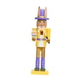 thumbnail image 2 of guohui Easter Bunny Nutcracker Decor Easter Decoration for Party Decor Holiday Home yellow, 2 of 9