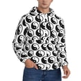 thumbnail image 2 of Sikiie Yin Yang Men's Hoodie, Essentials Hoodie, Sweatshirt, Pullover Hooded Sweatshirt for Men-Large, 2 of 7
