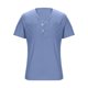 thumbnail image 2 of Eres Más Que una Camisa de Puntuación de Prueba Casual de Color Sólido con Cuello en V de los Hombres, Blusa de Manga Corta de Bolsillo de Botón para Uso Diario, 2 of 5