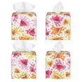 thumbnail image 2 of Balery Watermelon Porta Pañuelos de Cuero con Estampado – Funda Moderna Cuadrada para Caja de Pañuelos, Dispensador 5x5x5'', 2 of 7
