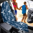 thumbnail image 2 of KUIFORTI Waterproof Non-Slip Car Seat Cover Towel - Starfish Print Elastic Seat Protector for Gym Workouts and Beach Trips, Universal Fit for Cars, SUVs and Trucks, 2 of 7