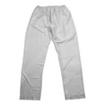 thumbnail image 1 of Men's White Vietnamese Cotton Silky Thobe Pant Serwal Elastic Waist Size 42 Slim Fit, 1 of 3
