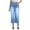 Light Blue, variant on YDFCWXW Wide Leg Jeans for Women High Waist Baggy Stretchy Flared Jeans Trendy Cropped Denim Jeans Pants with Pocket Yellow, M