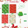 thumbnail image 6 of GuassLee 6pcs Large Christmas Gift Bags, Jumbo Holiday Drawstring Gift Bags 36" x 49" Giant Plastic Reusable Present Wrap Bags with Gift Tag Cards for Big Xmas Presents Party Decorations, 6 of 7