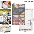 thumbnail image 2 of Coolnut Multi National Flags Hand Towels 2 PCS, Cotton Bath Towel for Drying Face Hands Body Decorative Water Absorbent Lightweight Towels for Bathroom Ktichen Travel Gym, 16"x28", 2 of 6