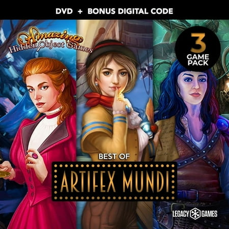 Amazing Hidden Object Games: Best of Artifex Mundi – 3 Pack PC DVD with Code Amazing Hidden Object Games: Best of Artifex Mundi – 3 Pack PC DVD with Code