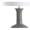thumbnail image 6 of JONATHAN Y Brussels 27" Contemporary Transitional Ceramic/Metal LED Table Lamp, Gray/Brass, JYL6208B, 6 of 7