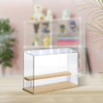 thumbnail image 4 of Vitrina vertical de acrílico transparente CUTICAT soporte a prueba de polvo para figuras de muñecas 2 capas, 4 of 7