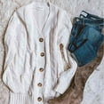 thumbnail image 5 of Fall Fashion Open Front Casual Knit Cardigans Loose Slouchy Oversized Wrap Chunky Sweaters Coat-S, 5 of 5