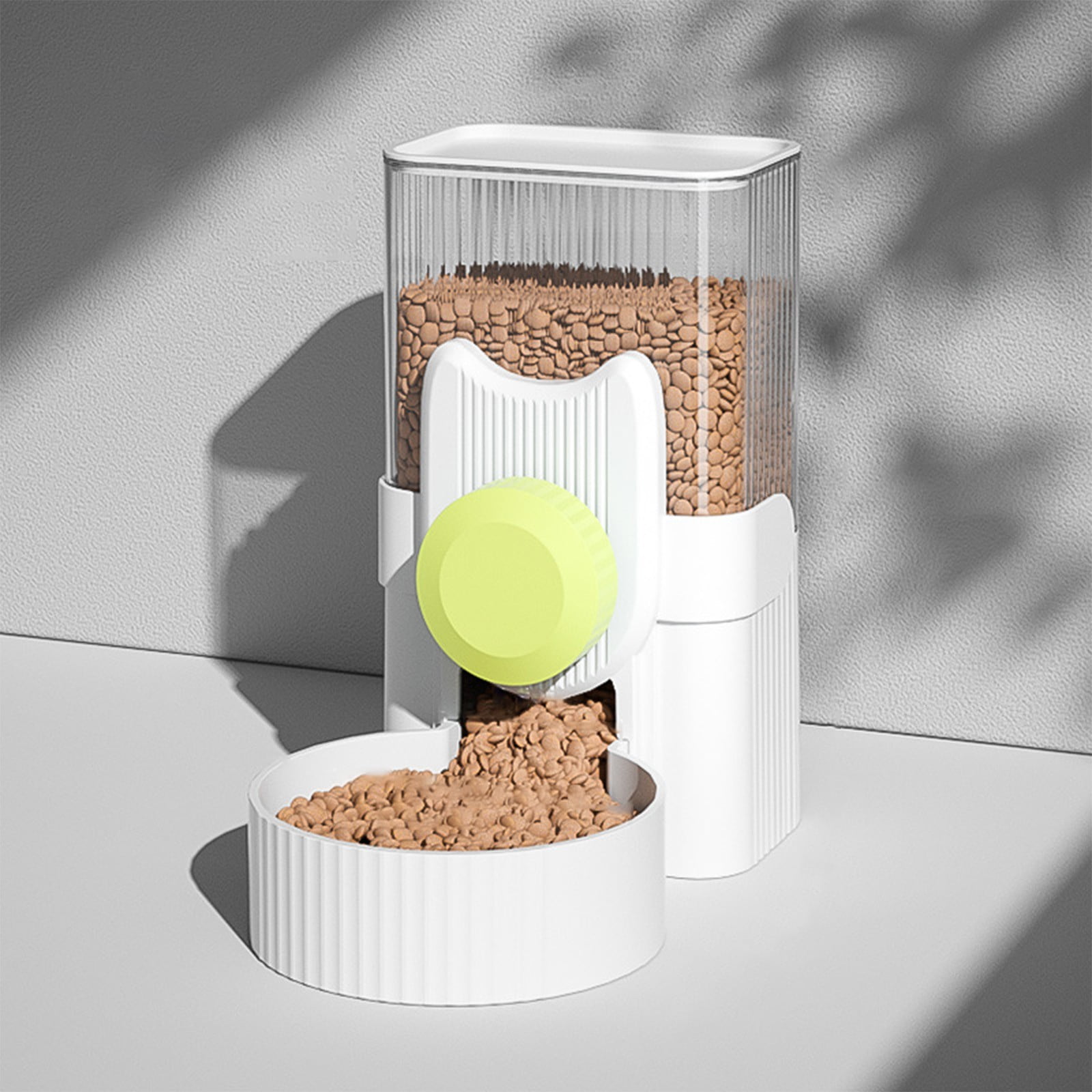 Hanging Pet Feeder for Cage, Automatic Dog Cat Food Dispenser Wall Mounted Feeding Station, Adjustable Height Pet Food Bowl with Large Capacity Easy Clean for Small Pets