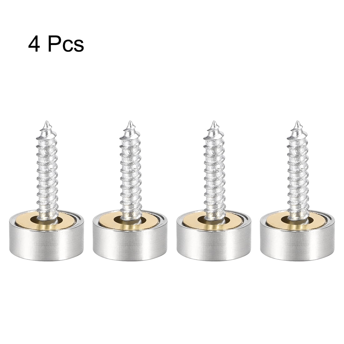 Unique Bargains Mirror Screws Decorative Cap Cover Nails 12mm