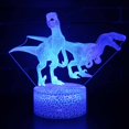 thumbnail image 1 of Luz de noche 3D colorida de la serie Dinosaur, lámpara de mesa de regalo creativa (C), 1 of 4
