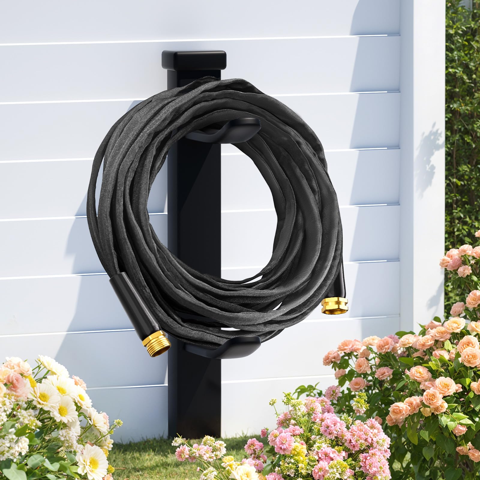 2025 Upgraded 50FT Non-Expanding Garden Hose, Lightweight, Flexible Ultra-Light Water Hose, Burst-Resistant, Lead-Free, Anti-Kink, High-Pressure