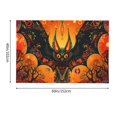 thumbnail image 2 of Halloween Tapestry halloween Decor, Halloween Vintage Bat Halloween Decorations Wall Tapestry Aesthetic, Tapestry Wall Hanging for Bedroom, Livingroom, Dorm Decor - 60x40in, 2 of 6