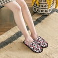 thumbnail image 6 of KLL Cute Dog Slippers for Women Men House Slip on Indoor Outdoor Bedroom Furry Fleece Lined Ladies Comfy Anti-Skid Rubber Hard Sole-Medium, 6 of 8