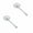 Silver, variant on Qiweii 2 Piece Stainless Steel Slotted Spoon and Strainer Multi Purpose Kitchen Tool for Food Straining and Serving,Durable Slotted Spoon for Cooking and Baking
