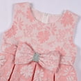 thumbnail image 2 of Girl Flower Dress Embroidery Elegant Prom Gown Kids Wedding Bridesmaid Dress, 2 of 5