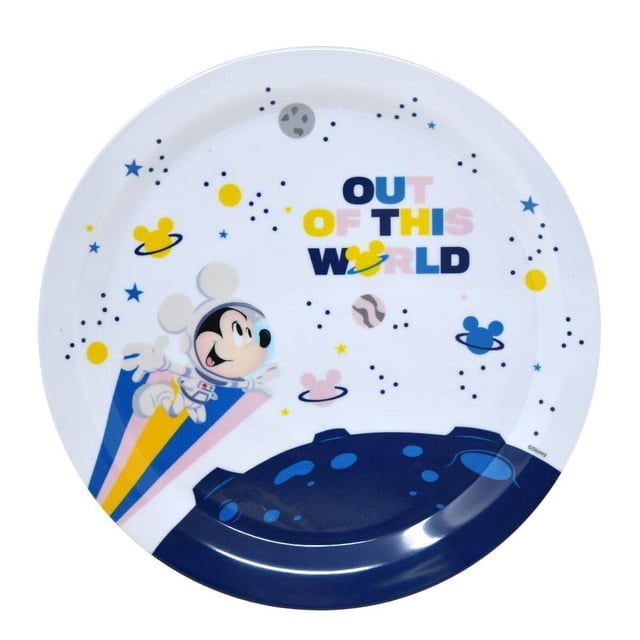 Plato Disney Mickey Space de melamina Out of This World, 20 cm