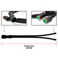 thumbnail image 3 of Arnés de cableado de faros delanteros Deutsch DT 12V cableado de extensión de lámpara de cabeza de coche 23,5 pulgadas Ndcxsfigh Accesorios para autos y motos, 3 of 8