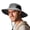 Grey, variant on SUN CUBE Wide Brim Sun Hat for Men & Women, UPF 50+ UV Protection, Breathable Mesh Boonie Hat with Adjustable Chin Strap, Packable Fishing Hiking Safari Hat, Grey