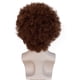 thumbnail image 3 of Peluca corta estilo afro marrón rizado con barba para disfraz de cosplay, 3 of 3