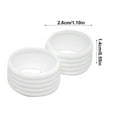 thumbnail image 4 of 2 Pieces Tennis Racket Grip Stretchy Tennis Racket Ring Overgrip Fix Kit Grip Tape Finishing Protector Professional Outdoor Accessories White, 4 of 9