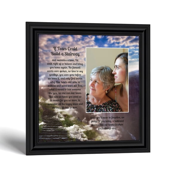 Memorial Picture Frame, If Tears Could Build a Stairway Sympathy Gift