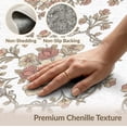 thumbnail image 6 of ODIKA Beige Ornate Botanical Motif Featuring Repeating Rugsbeige for Master Suite, California King, Under Bed, Foldable Easy Care, 6 of 7