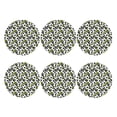 thumbnail image 2 of Disketp Soccer And Football Funny Coasters,6 Pcs Leather Coasters With Holder, Perfect Housewarming Hostess Gifts,Protect Furniture From Water Marks Scratch And Damage, 2 of 9