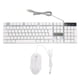 thumbnail image 2 of Juego de teclado y ratón combinación de teclado y ratón de respuesta rápida USB RGB retroiluminado para oficina ANGGREK Otros, 2 of 8