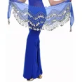 thumbnail image 3 of Fajilla Bellydance Monedas Danza Árabe Chifon Falda Zumba, 3 of 6