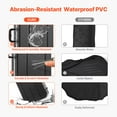 thumbnail image 3 of KFFKFF Electric Guitar Hard Case, 41.34 in Rectangular Guitar Hard Case, With Lock Latch Key Handle, ABS Padding Soft Lining Water-Resistant Hard Shell Guitar Case, Black, 3 of 9