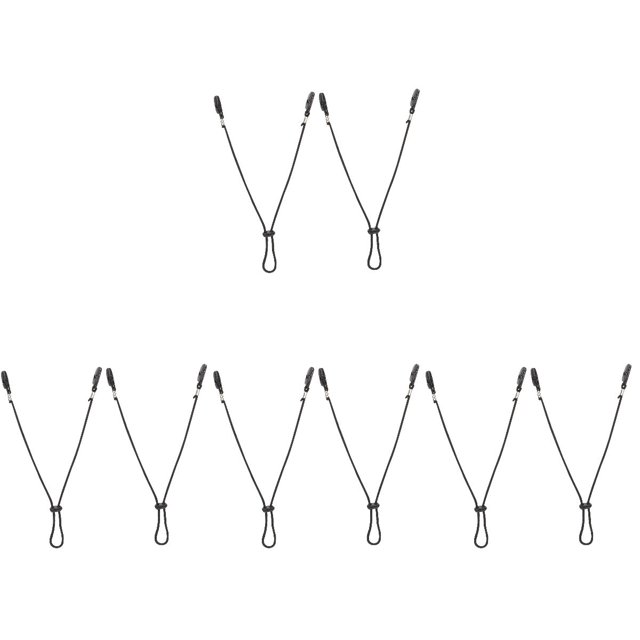 8 Pcs Adjustable Hat Strap Clips Windproof Strap Clips Retainers Anti