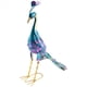 thumbnail image 3 of 2X Estatua de Pavo Real Metálico Multicolor Estatua de Pavo Real Metálico Jardín Al Aire Libre, Patio, Terraza, Decoración de Arte en El Porche, 3 of 5