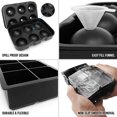 thumbnail image 4 of Needhep Ice Cube Trays for Freezer With LidWhiskey Ice Mold 2024 New Upgrade, 2024 NEW Silicone Ice Mold, Plastic Ice Cube Tray, Ice Cube Tray for Tumbler, (), 4 of 5