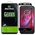 thumbnail image 3 of [2-Pack] Dmax Armor for Motorola Moto Z2 Force Edition/Moto Z Force Edition (2nd Gen) [Tempered Glass] Screen Protector, (Full Screen Coverage) (Black), 3 of 4