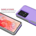 thumbnail image 5 of For Motorola Moto G Stylus 5G 2024 Case with Glass Screen Protector, Tekcoo Heavy Duty Rugged Shockproof Full Body Protective 2-IN-1 Phone Case Cover for Moto G Stylus 5G 2024, Purple, 5 of 10