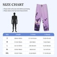 thumbnail image 3 of Bingfone Lavender Roses Arrangement Mens All Over Print Sleep Pajama Pants-Medium, 3 of 5