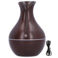 thumbnail image 2 of Night Light Humidifier, Mini Wood Grain Usb Powered 7 Color Mini Humidifier  For Office Hotel For Home Bedroom Deep Wood Grain, 2 of 8