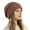 Coffee, variant on Jalioing Women's Knit Beanie Winter Outdoor Thermal Hat Cold Weather Solid Color Beanie Hats Comfy Headwear