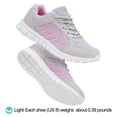 thumbnail image 3 of Ablanczoom Womens Sneakers Breathable Mesh lightweight Lace-up Woman Running Athletic Tennis Walking Shoes, 3 of 9