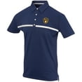 thumbnail image 2 of Men's Navy Milwaukee Brewers Color Blocked Stretch Polo, 2 of 3