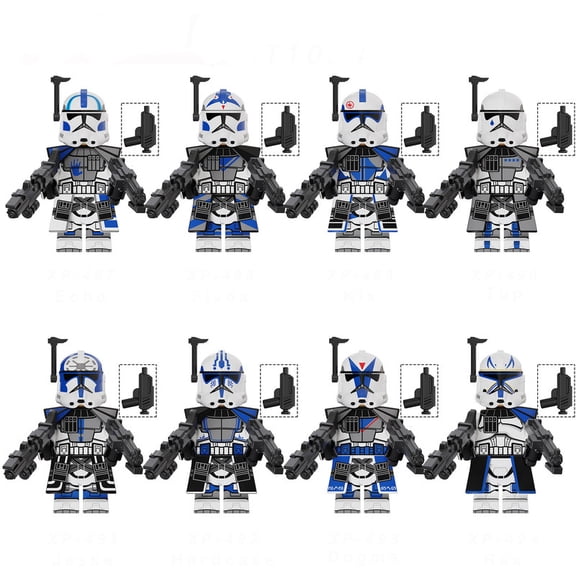8 PCS Minifigures Set –Star Movies Building Blocks, Creative Puzzle Toys for Children Space Christmas Gift Birthday Present