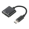 thumbnail image 1 of TopLLC Adapter Charge And Headphone 2 In 1 Type-C To 3.5mm Aux Audio USB C Cable on Clearance, 1 of 1
