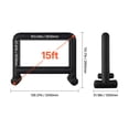 thumbnail image 5 of KFFKFF 15FT Inflatable Movie Screen with Storage Bag, 16:9 Projection Screen for Outdoor Events, Backyard Gatherings, and Home Theater, 5 of 9