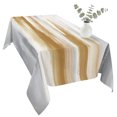 thumbnail image 2 of Brown Grey Ombre Table Cloth Waterproof Tablecloths, Abstract Art Oil Painting Modern Tablecloth Dining Table Cover for Kitchen Party Tabletop Outdoor, Rectangle Tablecloth 60x120 Inch, 2 of 9